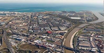 Barcelona, Polígono de la Zona Franca
